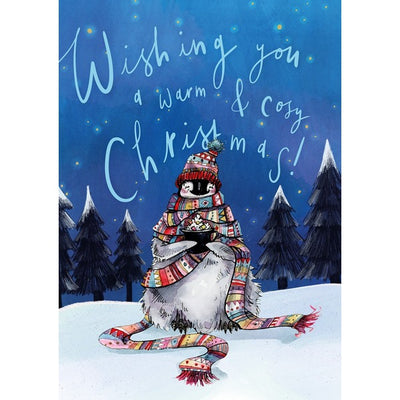 Penguin Christmas Card | Art File | boogie + birdie