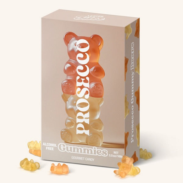 Prosecco Bears Gourmet Gummies (VGB002) | Vesper Bites | boogie + birdie