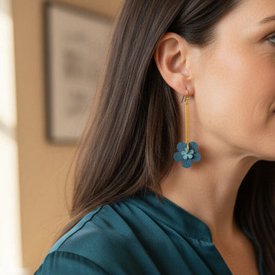 Bright Red Jasmine Drop Earrings | Hello Lovely | boogie + birdie