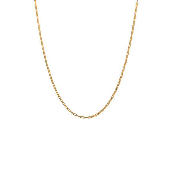 Gold Waterproof Paperclip Necklace | Lover’s Tempo | boogie + birdie