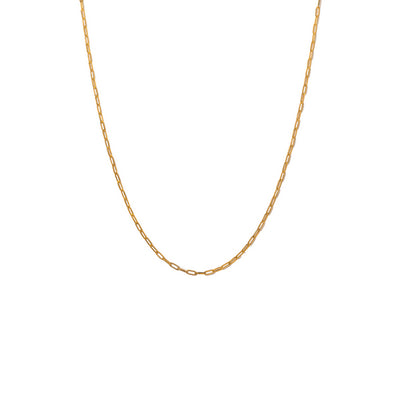 Gold Waterproof Paperclip Necklace | Lover’s Tempo | boogie + birdie