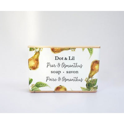 Pear & Osmanthus Bar Soap | Dot & Lil | boogie + birdie