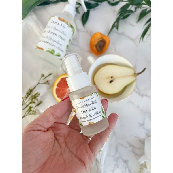 Pear & Osmanthus Perfume Oil | Dot & Lil | boogie + birdie