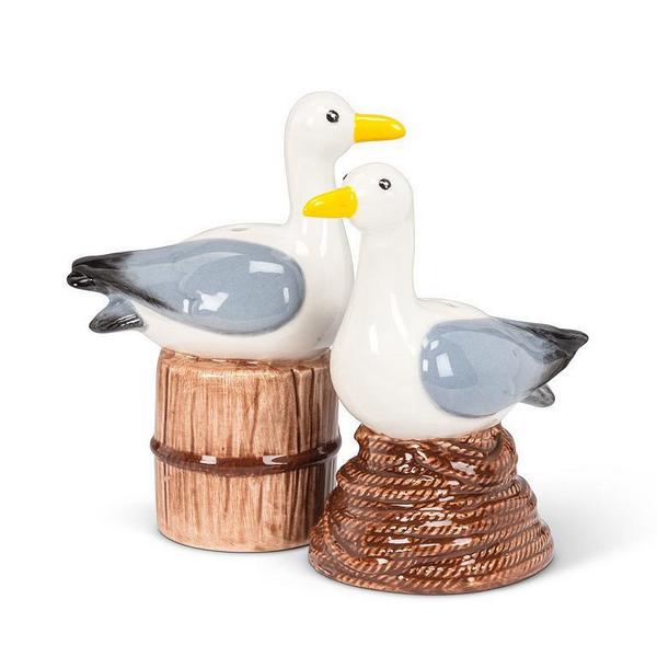Seagulls Perching Salt & Pepper Shakers (27-kitsch-557) | Kitchen | boogie + birdie