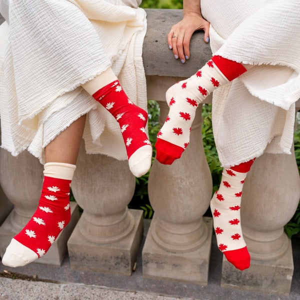Oh Canada Pima Cotton Socks - Pack of 2 (PMS-SP20) | Pokoloko | boogie + birdie