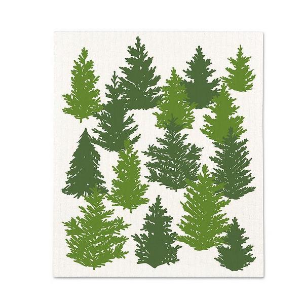 Pine Trees Dishcloth + Tea Towel Set | Kitchen | boogie + birdie