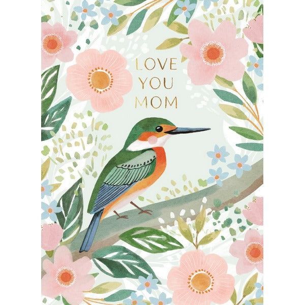 Pretty Kingfisher Mother's Day Card | Greeting Cards | boogie + birdie