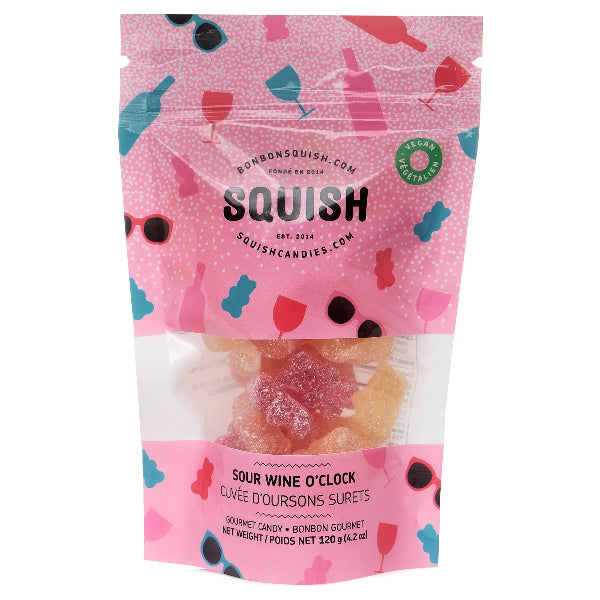Vegan Sour Wine O'Clock Gummies | Squish | boogie + birdie

