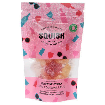 Vegan Sour Wine O'Clock Gummies | Squish | boogie + birdie