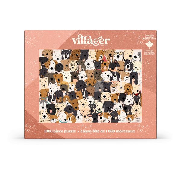 Rescue Dogs 1000 Piece Puzzle (VPRDOG01) | Villager Puzzles | boogie + birdie