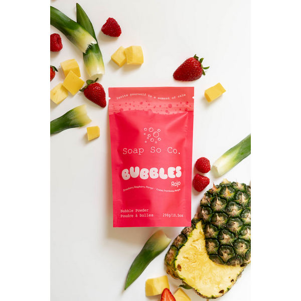 Rojo Bubble Bath Powder | Soap So Co. | boogie + birdie
