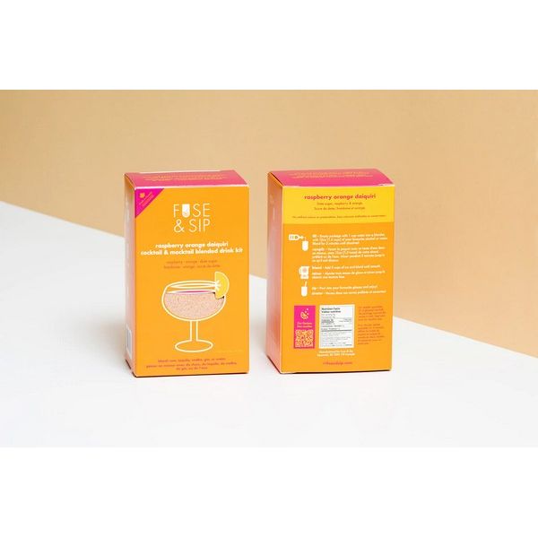Raspberry Orange Daiquiri Fuse & Sip Cocktail Mix Kit