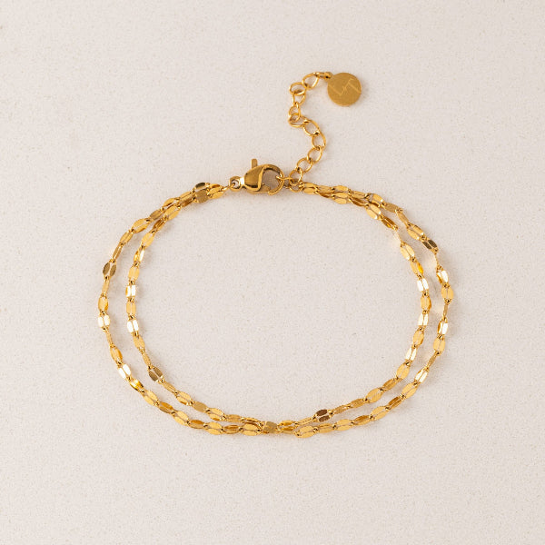 Gold Ray Layered Waterproof Bracelet | Lover's Tempo | boogie + birdie