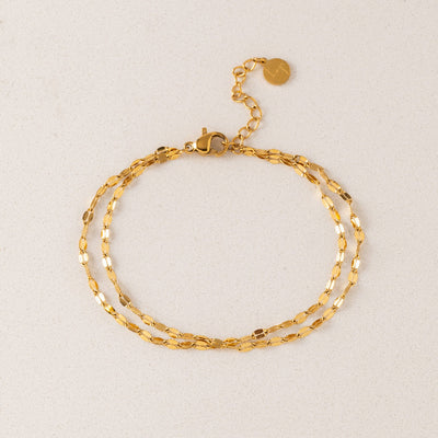Gold Ray Layered Waterproof Bracelet | Lover's Tempo | boogie + birdie