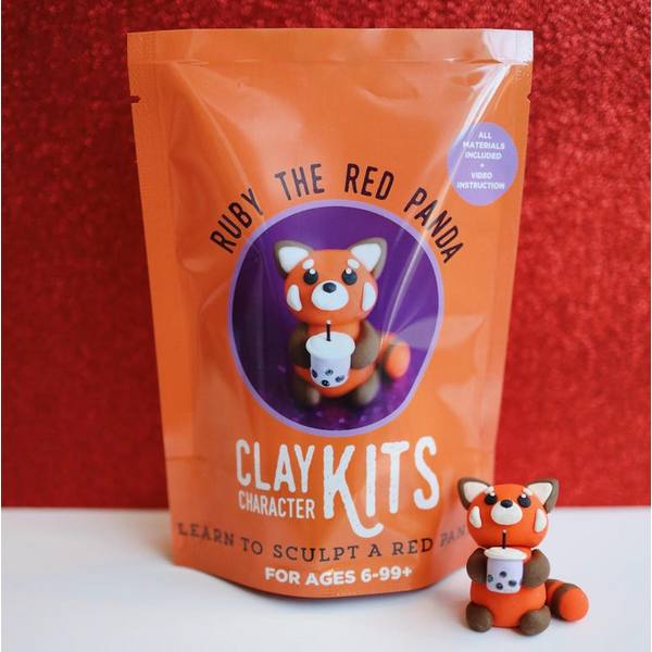 DIY Red Panda Polymer Clay Kit | The Make Studio | boogie + birdie