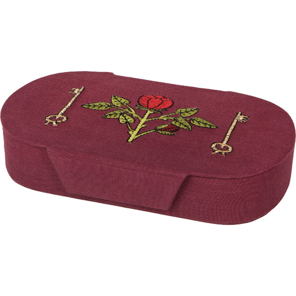 Rose Briar Embroidered Jewellery Box
