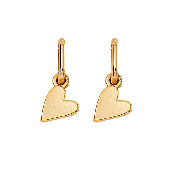 Gold Rosie Heart Earrings | Foxy Originals | boogie+birdie
