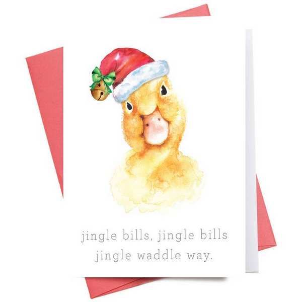 Jingle Bills Christmas Card | Inkwell Cards | boogie + birdie