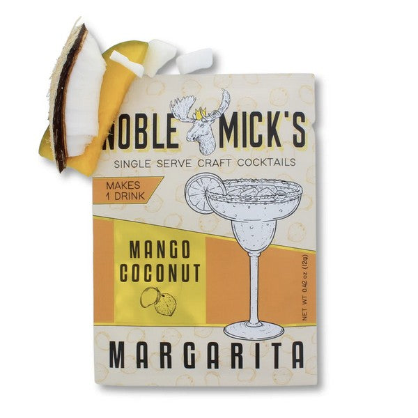 Mango Coconut Single Serve Cocktail Mix | Noble Mick's | boogie + birdie