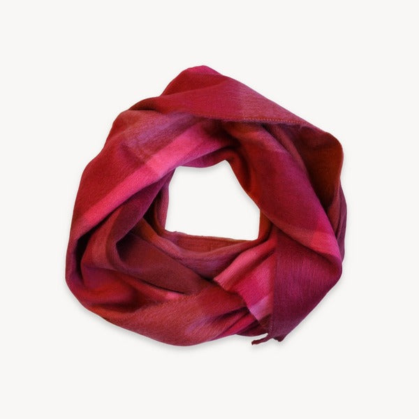 Sangria Plaid Seamless Scarf (AS77) | Pokoloko | boogie + birdie