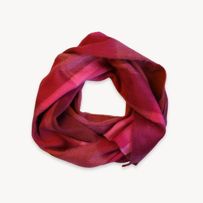 Sangria Plaid Seamless Scarf (AS77) | Pokoloko | boogie + birdie