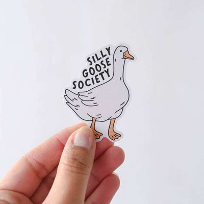 Silly Goose Society Vinyl Sticker | Simple Whimsy | boogie + birdie