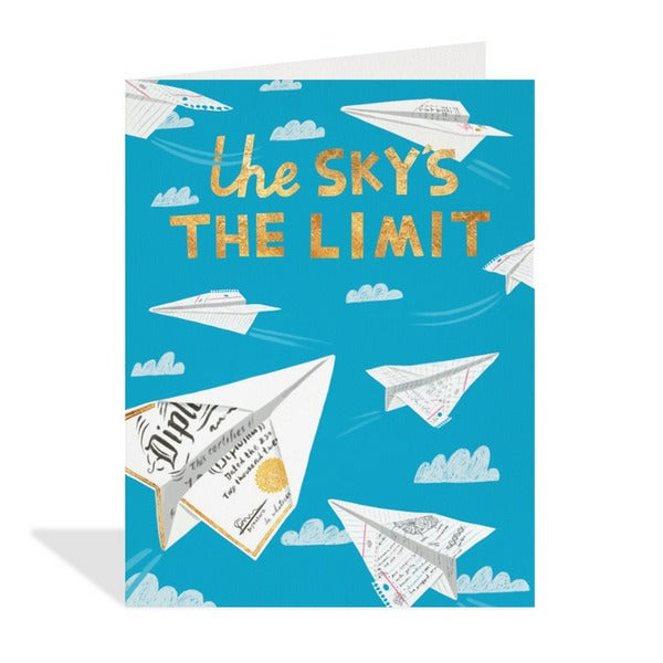 Sky is the Limit Graduation Card  | Greeting Cards | boogie + birdie
