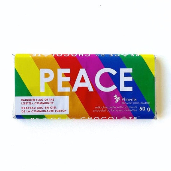 Small LGBTQ+ Pride Bar - Rainbow Flag | Peace by Chocolate | boogie + birdie