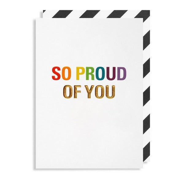 So Proud of You Rainbow Congratulations Card | Greeting Cards | boogie + birdie
