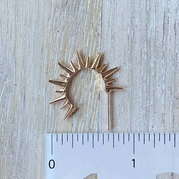 Gold Sun Burst Hoops (SUN-GOI-25) | Agaveh Girl | boogie + birdie