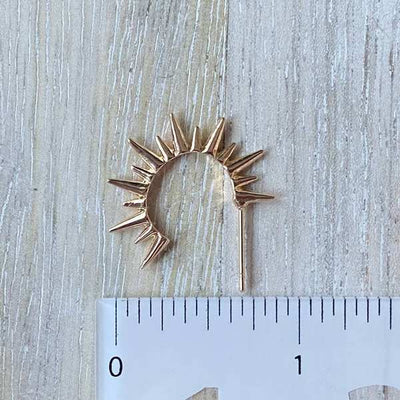 Gold Sun Burst Hoops (SUN-GOI-25) | Agaveh Girl | boogie + birdie