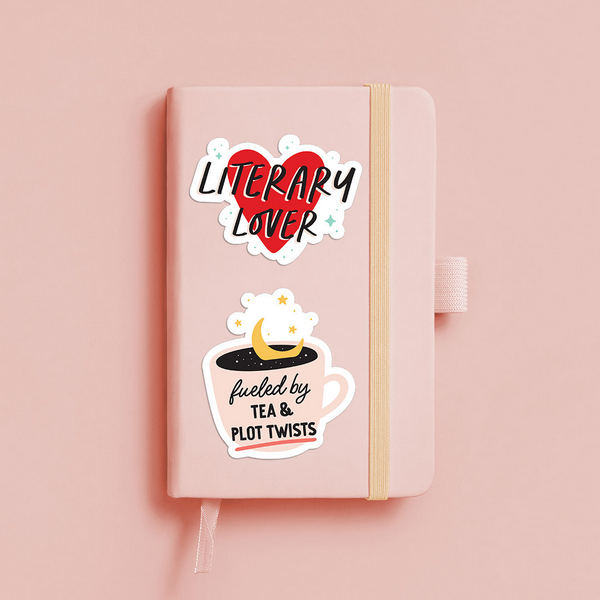 Tea And Plot Twists Vinyl Sticker | I'll Know It When I See It | boogie + birdie