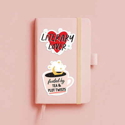 Tea And Plot Twists Vinyl Sticker | I'll Know It When I See It | boogie + birdie