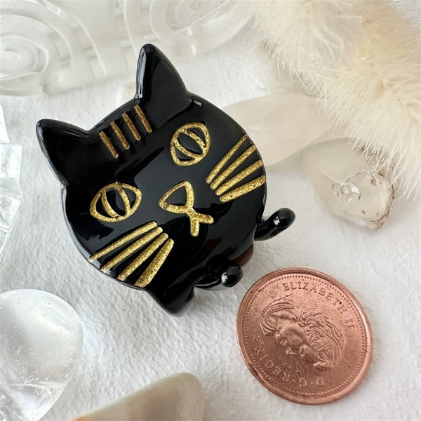 Black Trouble Cat Hair Claw (HC24TROUBLE-B) | Pika & Bear | boogie + birdie