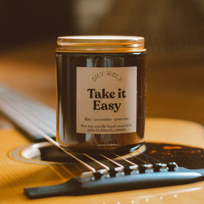 Take It Easy Candle | Shy Wolf | boogie +birdie