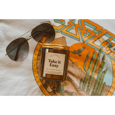 Take It Easy Candle | Shy Wolf | boogie +birdie