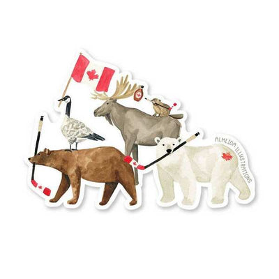 The Eh Team Vinyl Sticker | Almeida Illustrations | boogie + birdie