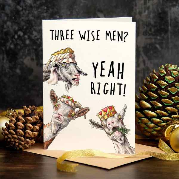 Three Wise Men Christmas Card (C26) | Bewilderbeest | boogie + birdie