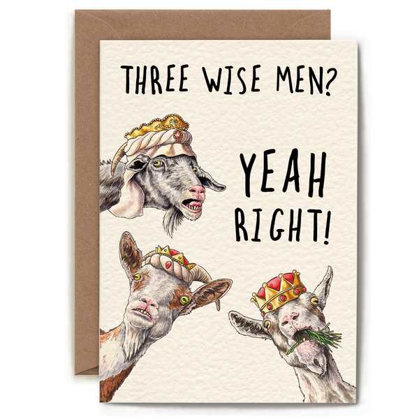 Three Wise Men Christmas Card (C26) | Bewilderbeest | boogie + birdie