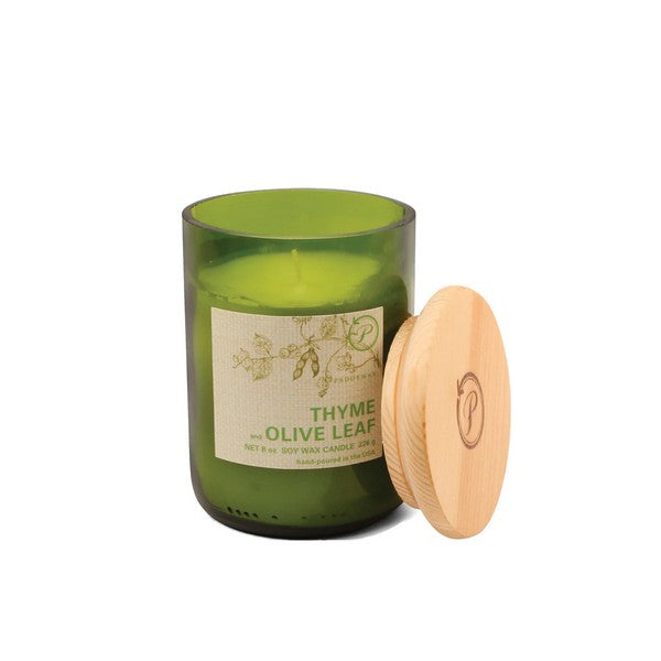 Thyme & Olive Leaf Eco Green Candle | Paddywax | boogie + birdie