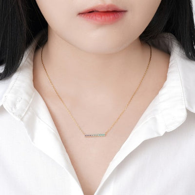 Gold Trans Riot Bar Necklace | Lover’s Tempo | boogie + birdie