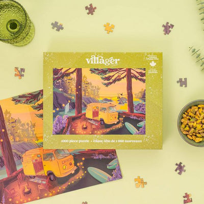 Twilight Campus 1000 Piece Puzzle | Villager Puzzles | boogie + birdie