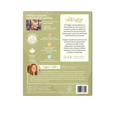 Twilight Campus 1000 Piece Puzzle | Villager Puzzles | boogie + birdie