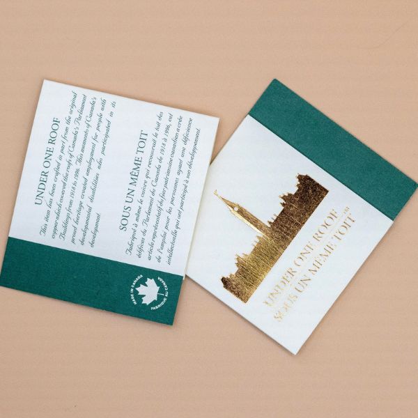 Copper Maple Leaf Silhouette Pewter Pin