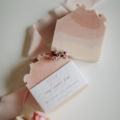 Very Cherry Soap | SOAK Bath Co. | boogie + birdie