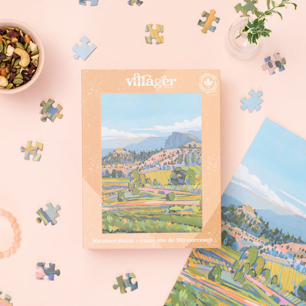 Wine Country 500 Piece Puzzle | Villager Puzzles | boogie + birdie