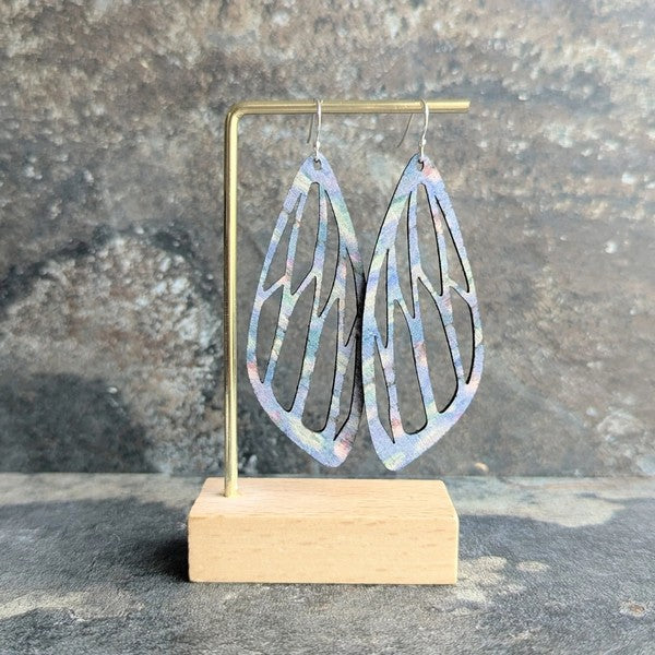 Waterlilies Moth Wing Earrings | Hello Lovely | boogie + birdie

