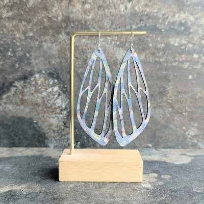 Waterlilies Moth Wing Earrings | Hello Lovely | boogie + birdie