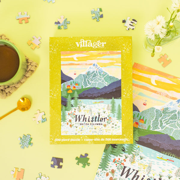 Whistler Mountain 500 Piece Puzzle | Villager Puzzles | boogie + birdie