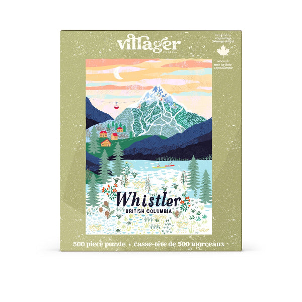 Whistler Mountain 500 Piece Puzzle | Villager Puzzles | boogie + birdie